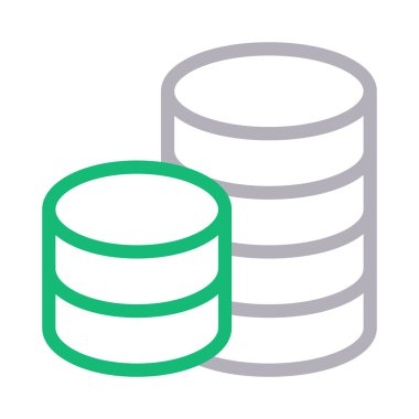 sunucu renk çizgisi vektör simgesi