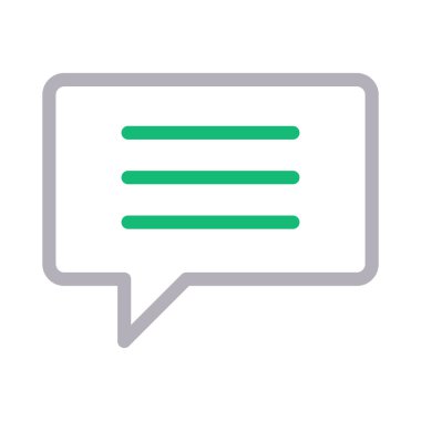 kabarcık renk çizgisi vektör simgesi