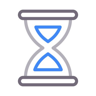 kronometre renkli çizgi vektör simgesi