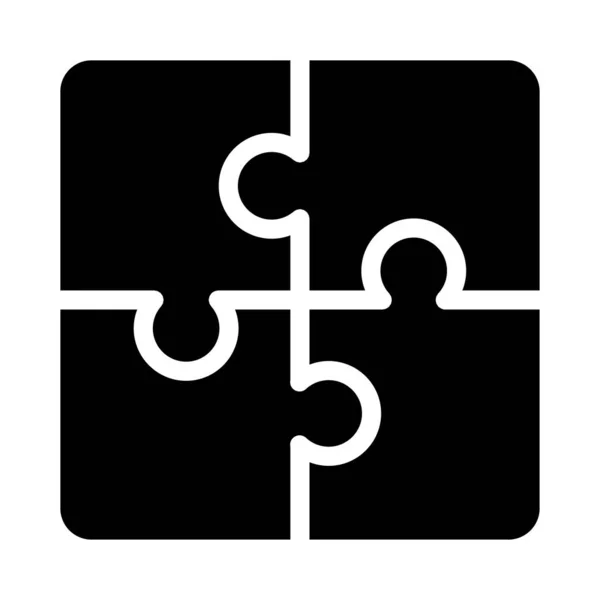 çözüm glyph düz vektör simgesi