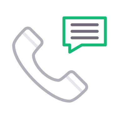 telefon renk çizgisi vektör simgesi