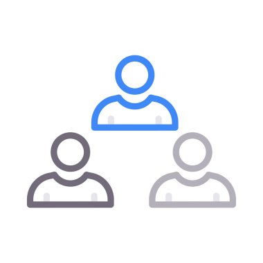 takım renk çizgisi vektör simgesi