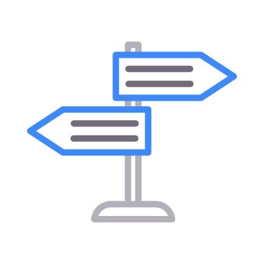 post color line vektör simgesi