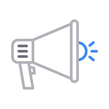 reklamlar renk çizgisi vektör simgesi