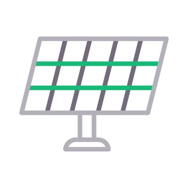 panel renk çizgisi vektör simgesi