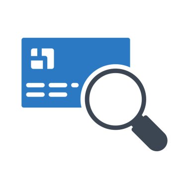 kredi glyph renk vektör simgesi