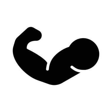 başarı glyph düz vektör simgesi