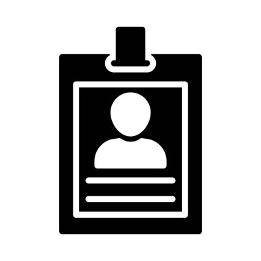 kart glyph düz vektör simgesi