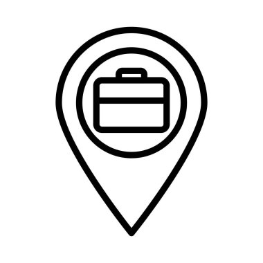 İnce çizgi vektör simge göster