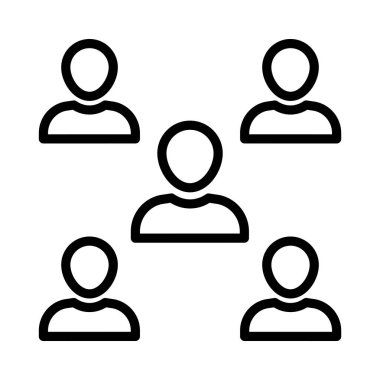 takım ince çizgi vektör simgesi