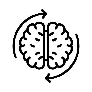 yaratıcı ince çizgi vektör simgesi