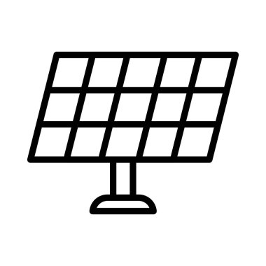 panel ince çizgi vektör simgesi