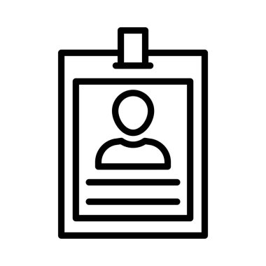 kartı ince çizgi vektör simgesi