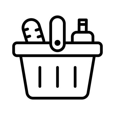 sebze ince çizgi vektör simgesi