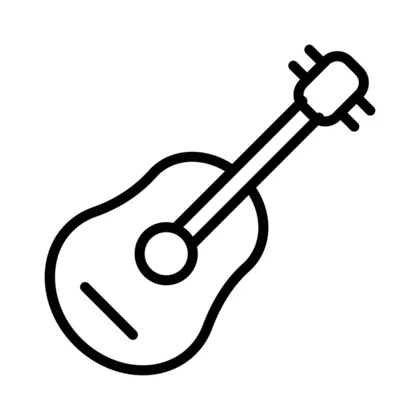 Music Thin Line Vector Icon — Stock Vector