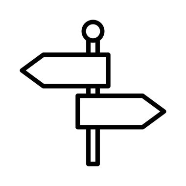 Post ince çizgi vektör simgesi