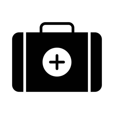 Kit glif düz vektör simge