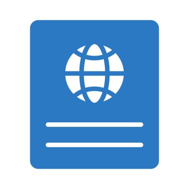 id glif renk vektör simgesi