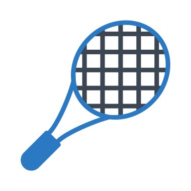Tenis glif renk vektör simge