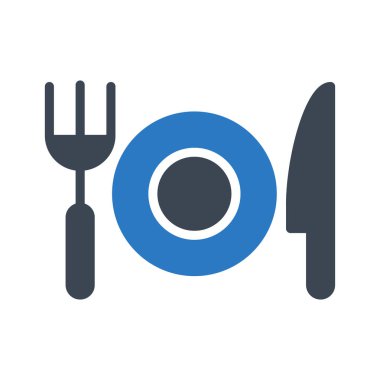 plaka glif renk vektör simgesi