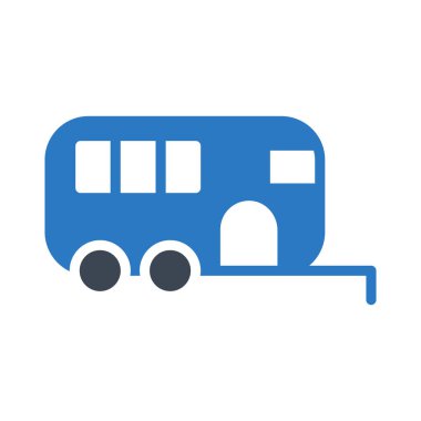 Fragman glif renk vektör simgesi