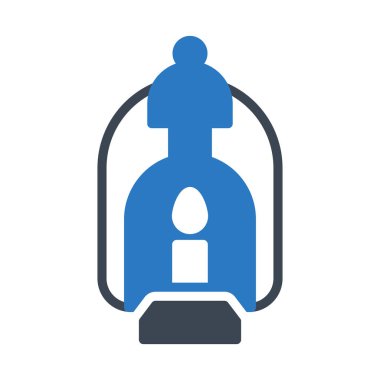 ateş etmek lamba renk simge vektör