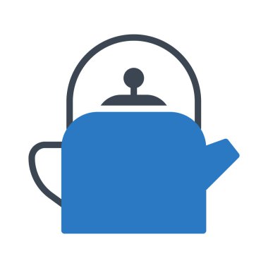 su ısıtıcısı glif renk vektör simgesi