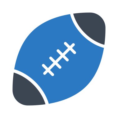 futbol glif simge renk vektör