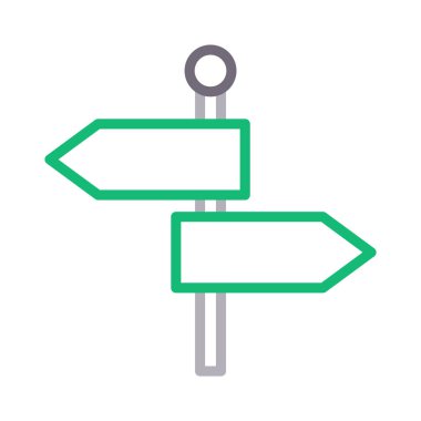 Post Color çizgi vektör simgesi