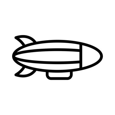 UFO ince çizgi vektör simgesi