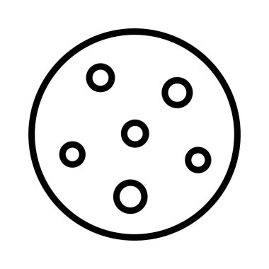 gezegen ince çizgi vektör simge