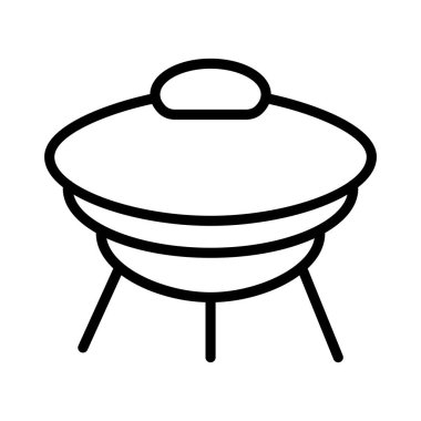 uzay gemisi ince çizgi vektör simge