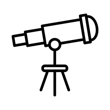 Dürbün ince hat vektör simge