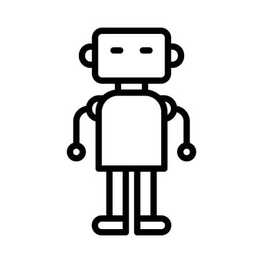 yabancı ince çizgi vektör simge