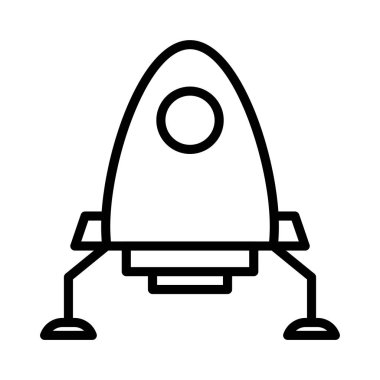 ince hat gemi simge vektör yabancı