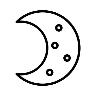 gezegen ince çizgi vektör simge