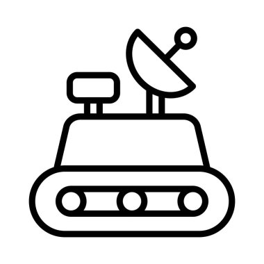 çanak ince çizgi vektör simgesi