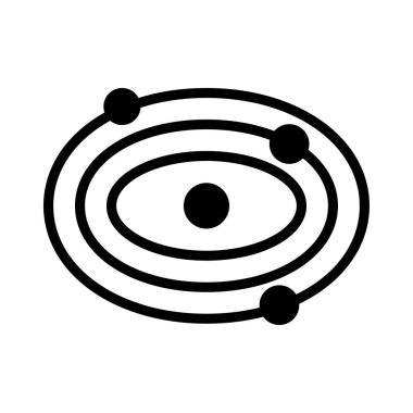 boşluk glif düz vektör simge