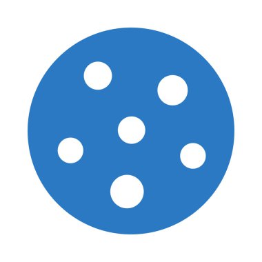 gezegen glif simge renk vektör