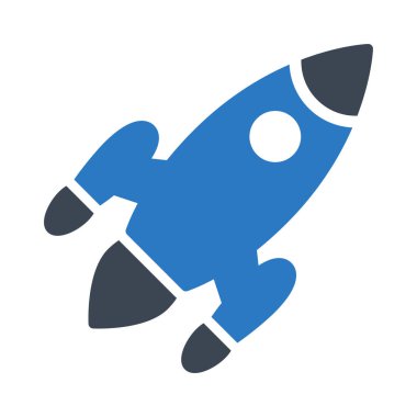 Gemi glif simge renk vektör