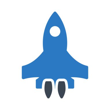 Gemi glif simge renk vektör