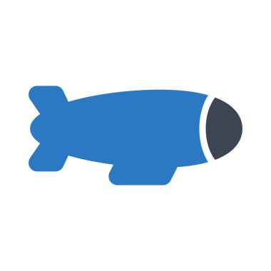 Gemi glif simge renk vektör