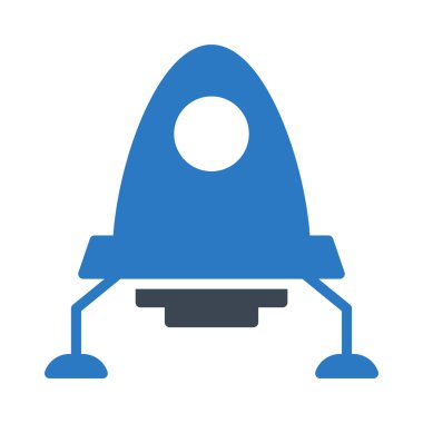 Gemi glif simge renk vektör