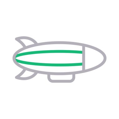 UFO renk çizgisi vektör simgesi