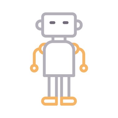 yabancı renk çizgi vektör simgesi