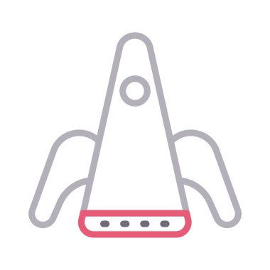 uzay gemisi renk vektör simge