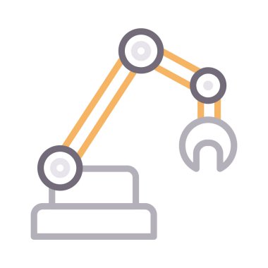 makine renkli çizgi vektör simgesi