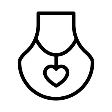 Madalyon ince çizgi vektör simgesi