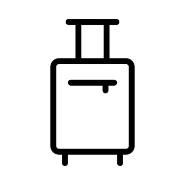 İnce Satır Vektör Simgesi Torbası