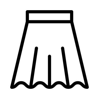 bez ince hat vektör simge